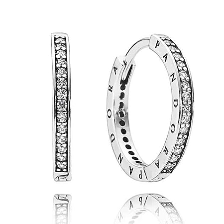 Сережки з логотипом Pandora 290558CZ