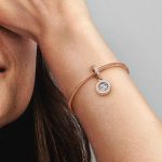 Підвіска Pandora Rose Яскравий блакитний диск