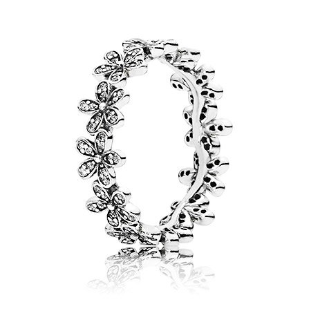Кольцо Pandora Сверкающие маргаритки 190934cz