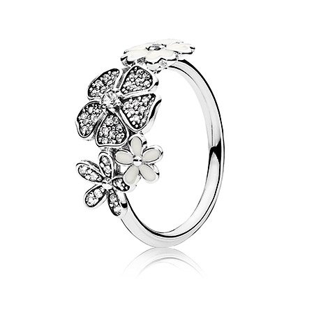 Кольцо Pandora Цветочное настроение 190984cz