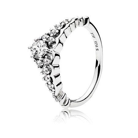 Кольцо Pandora Сказочная тиара 196226CZ