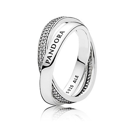 Кольцо Pandora Обещание 196547CZ