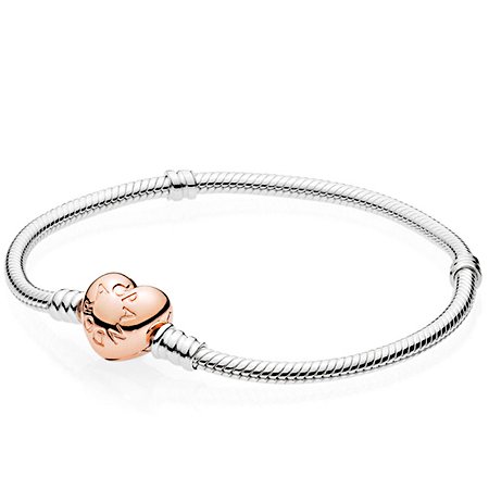 Браслет Pandora Rose с замком в форме сердца 580719