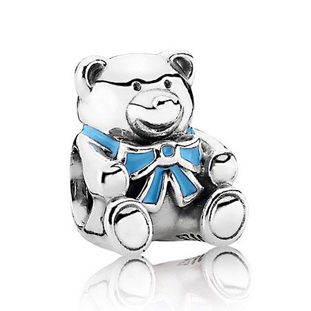 Шарм Pandora Медвежонок мальчик 791124EN41