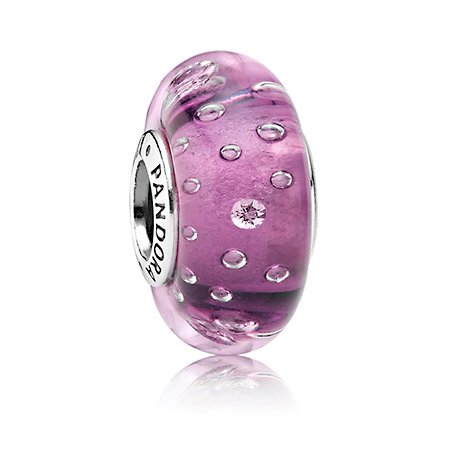 Мурано Pandora - "Фиолетовое стекло" 791616CZ