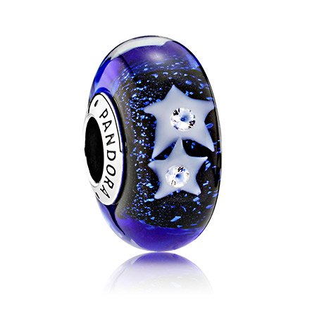 Мурано Pandora - "Ночное небо" 791662CZ
