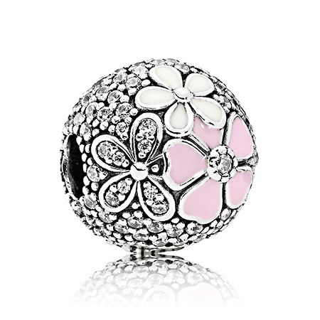 Клипса Pandora - "Цветы" 792084CZ