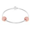 Клипса Pandora Rose Розовые космические звезды
