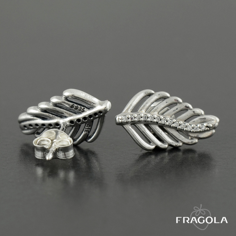 Серьги Pandora Мерцающие листья