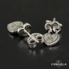 Серьги Pandora Замок любви