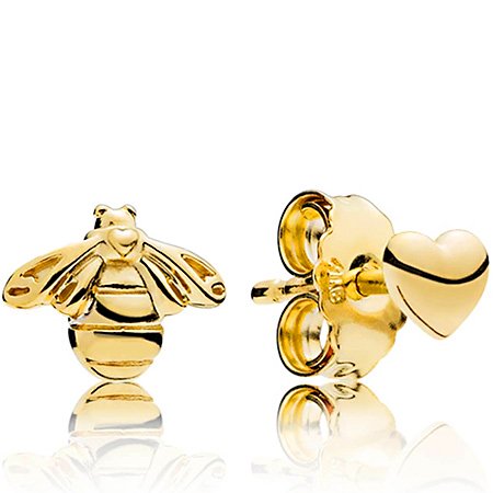 Серьги Pandora Shine Сердце и Пчела 267071
