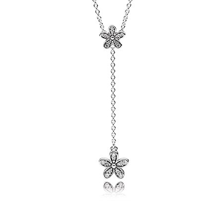 Колье Ослепительные маргаритки 590540CZ-60
