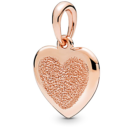 Подвеска Pandora Rose Матовое сияние сердца 387926