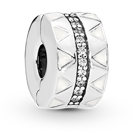 Клипса Сверкающие линии 798067CZ
