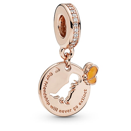 Подвеска Pandora Rose Бабочка и динозавр 788180CZ