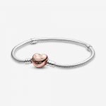 Браслет Pandora Rose с замком в форме сердца