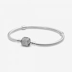 Браслет Pandora с застежкой Pave
