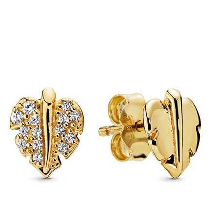 Серьги Shine Осенний листок 268334CZ