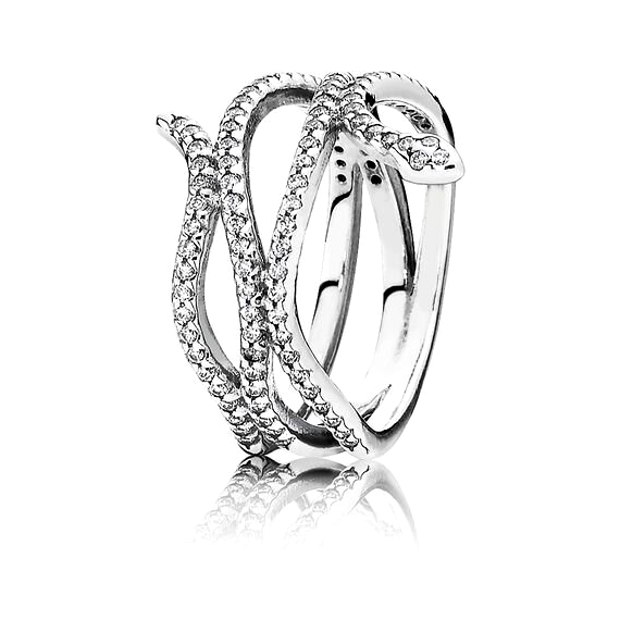 Кольцо Змейка 190954CZ
