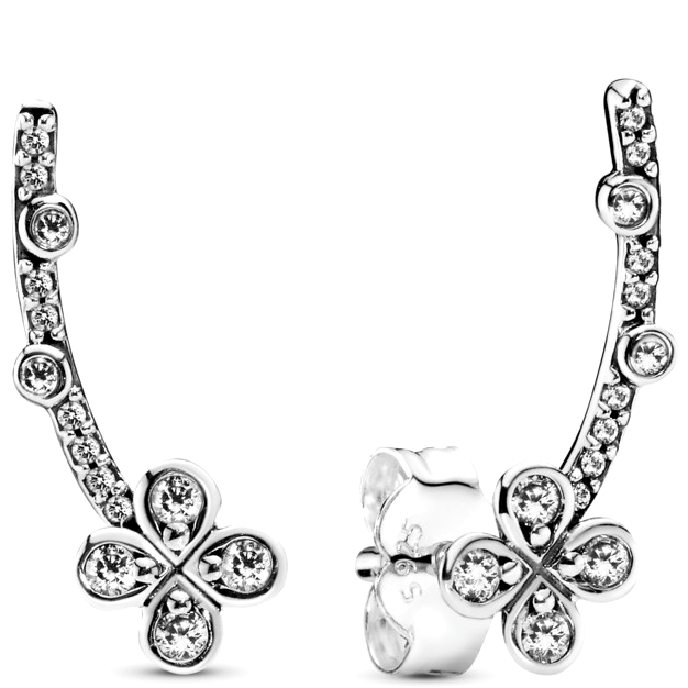 Серьги Цветы 297936CZ