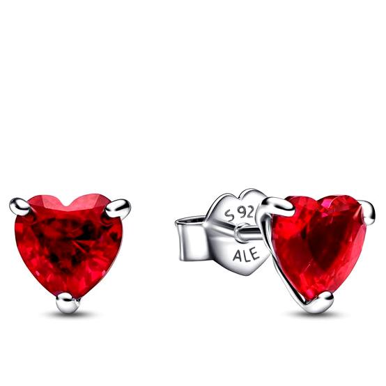 Серьги Красное сердце 292549C01